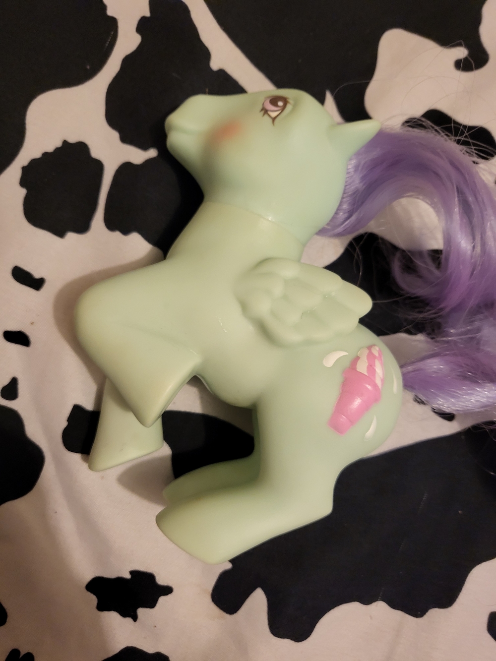Vintage 80s Toy My Little Pony Hong Kong Sundae Best Peppermint Crunch Horse